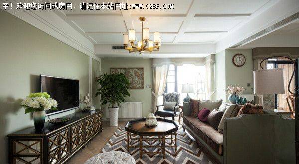 华侨城原岸简美风格装修实景图