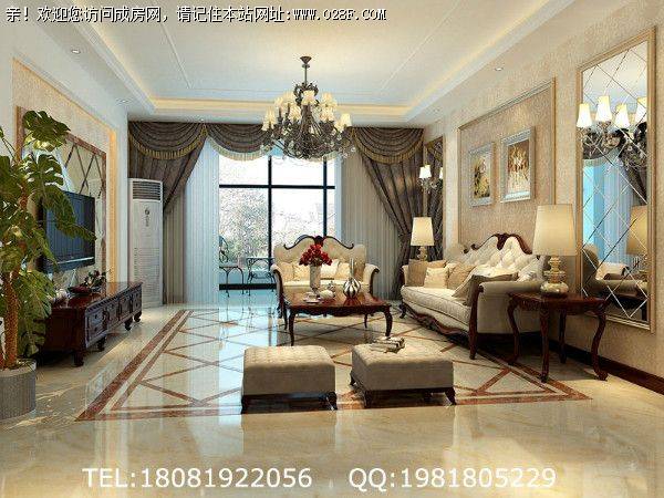 成都装修公司中海金沙府新古典风格案例