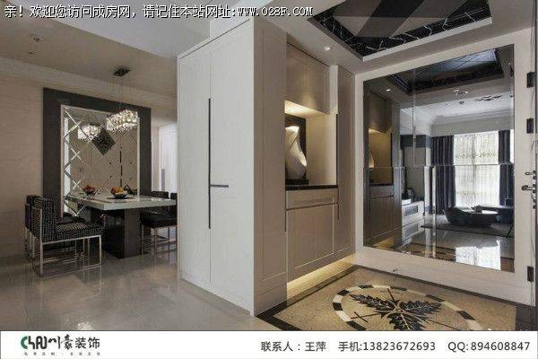 成都装饰公司保利叶语现代风格案例