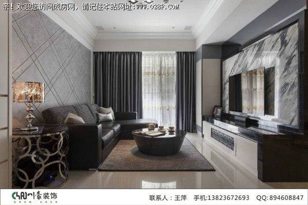 成都装饰公司保利叶语现代风格案例