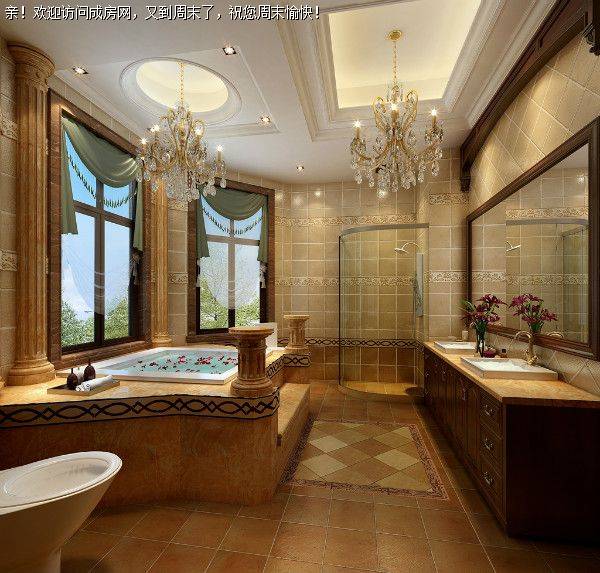 成都装修公司雅居乐美式风格案例