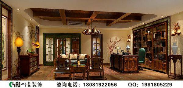 富临山庄美式混搭风格案例