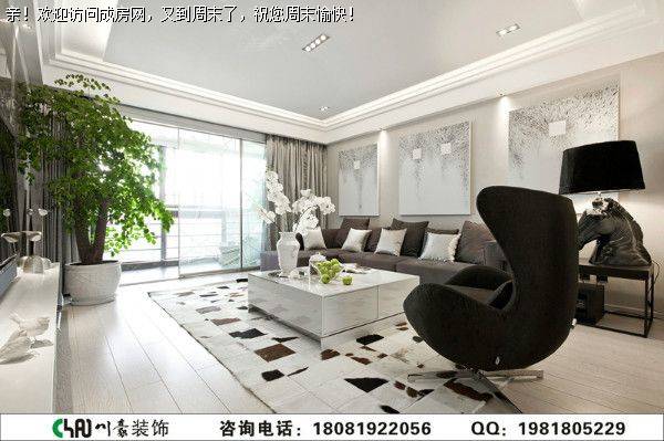 成都装修公司鹭湖宫现代风格装修案例