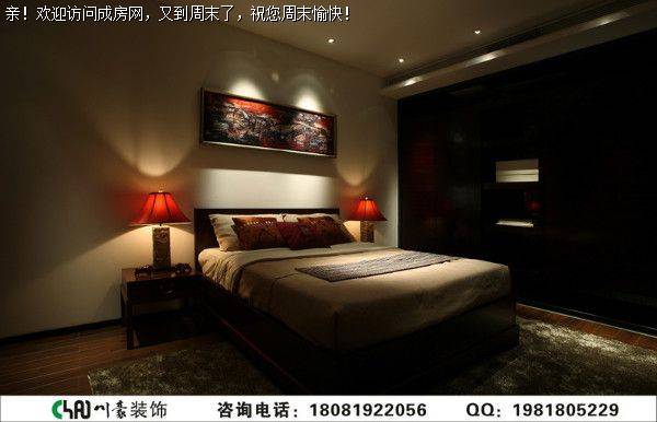 保利心语花园别墅中式装修案例