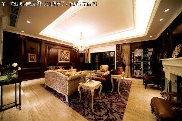 新鸿基悦城厚重欧式风格案例