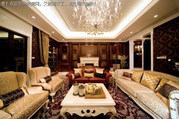 新鸿基悦城厚重欧式风格案例