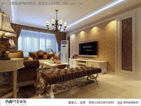 中海城南华府简欧风格案例