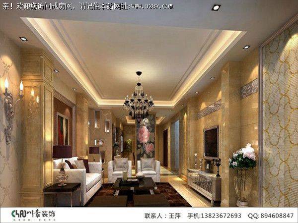 成都装饰施工四海逸家简欧风格案例