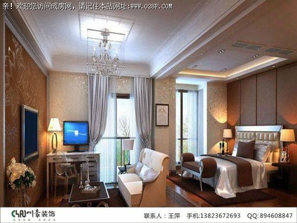 成都装饰施工四海逸家简欧风格案例