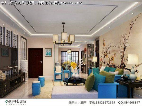 成都装饰公司泰和佳园现代中式风格案例