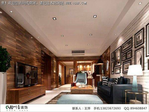 成都装饰公司保利叶语美式风格案例