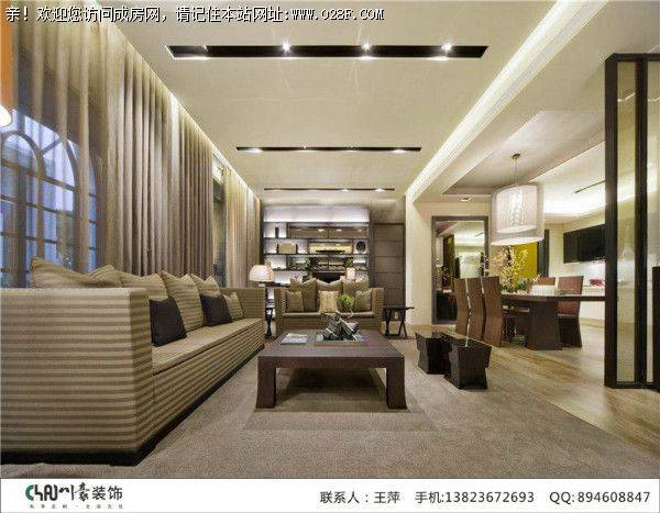 成都装饰公司四海逸家现代风格案例