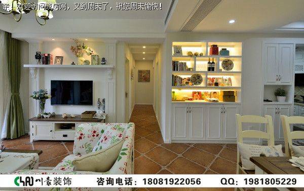 成都装修公司华润翠林田园风格装修案例