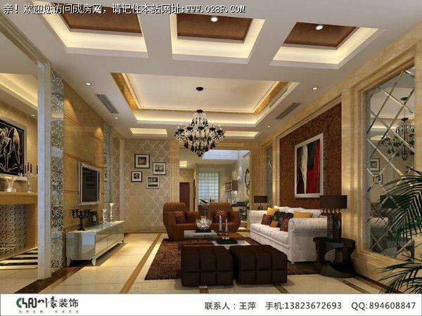 成都装饰公司天鹅湖现代奢华风格案例