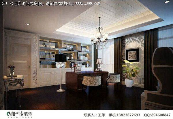 成都家装公司中环岛欧式风格案例