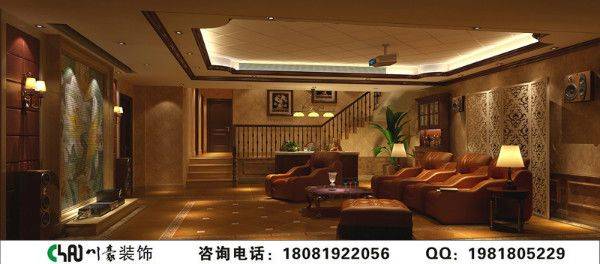 中海国际峰墅美式风格装修案例