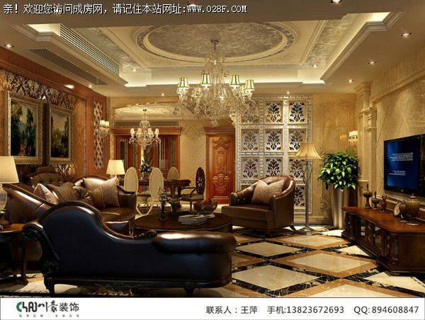 成都装饰公司君汇上品新古典风格案例