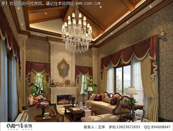 成都装饰公司龙城一号美式风格案例