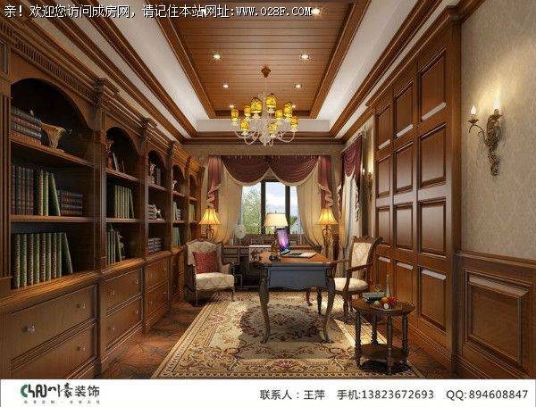 成都装饰公司龙城一号美式风格案例