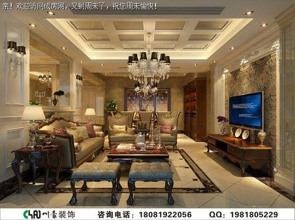 观城欧式风格装修案例成都装修公司