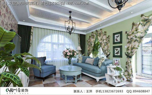 【川豪装饰公司】航天城上城地中海风格案例