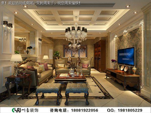 成都装修公司世茂玉锦湾欧式风格案例