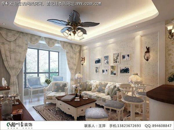 眉山装饰公司路易大地国际—田园风格案例