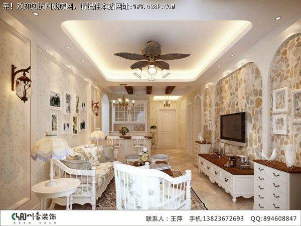 眉山装饰公司路易大地国际—田园风格案例