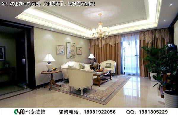 成都跃层装修——汇锦城清美式风格装修案例