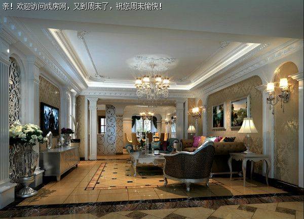 塔子山壹号新古典风格装修案例