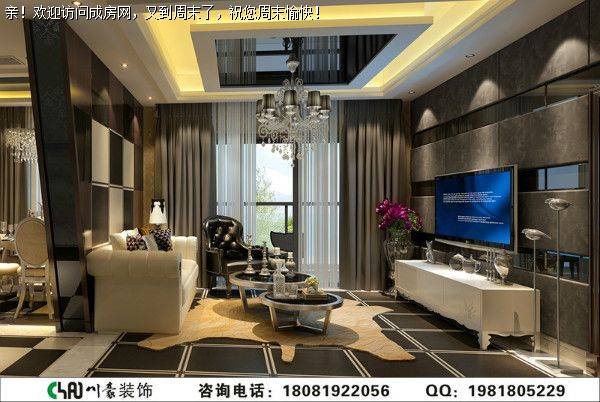 成都装修公司——天悦府后现代案例