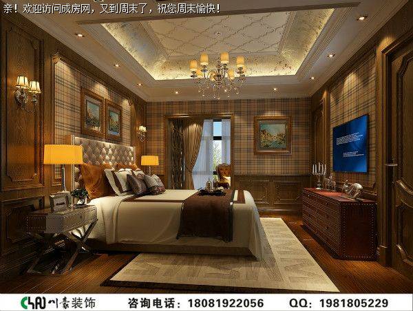 成都别墅装修城南一号美式风格案例