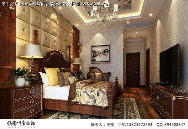 成都全装装饰公司远大林语城欧式风格案例