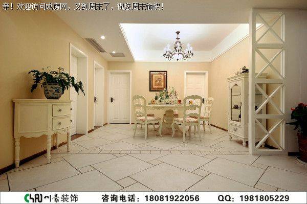 成都跃层装修时代小镇田园风格案例