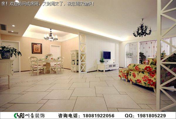 成都跃层装修时代小镇田园风格案例