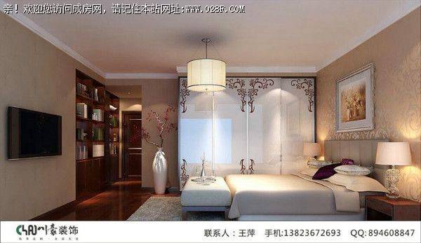 成都前十强装饰公司航天城上城中式风格案例