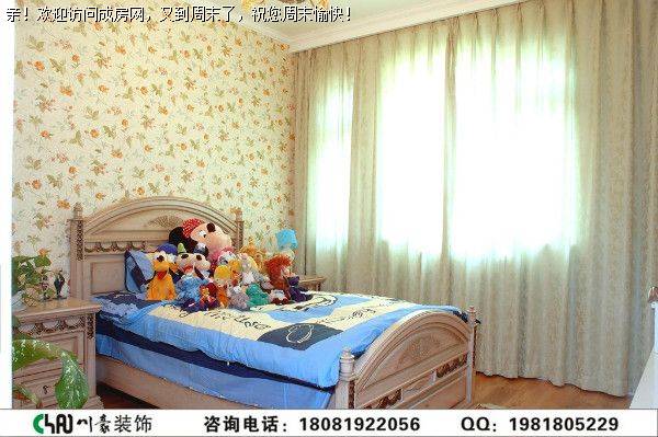 成都跃层装修中德英伦联邦田园风格案例