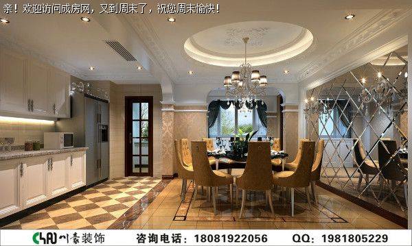 成都别墅装修三利宅院新古典风格案例