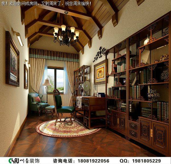 成都别墅装修林海山庄美式风格案例