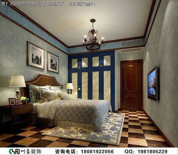 成都别墅装修林海山庄美式风格案例