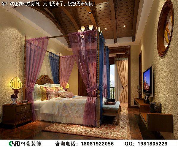 成都别墅装修林海山庄美式风格案例