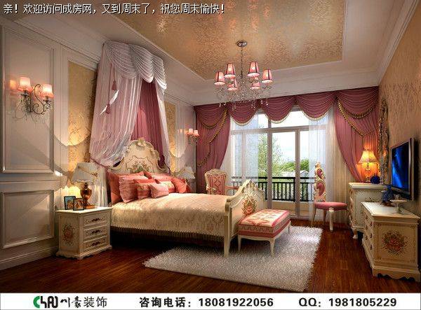 成都别墅装修复地御香山欧式风格效果图