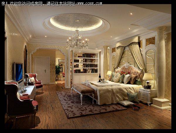 城南华府装修案例----奢华欧式