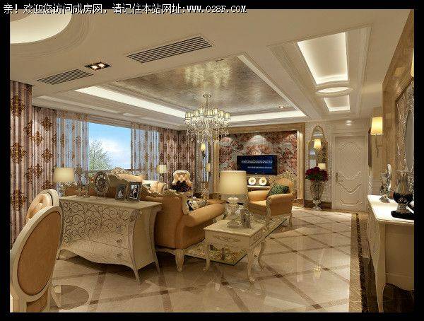 城南华府装修案例----奢华欧式