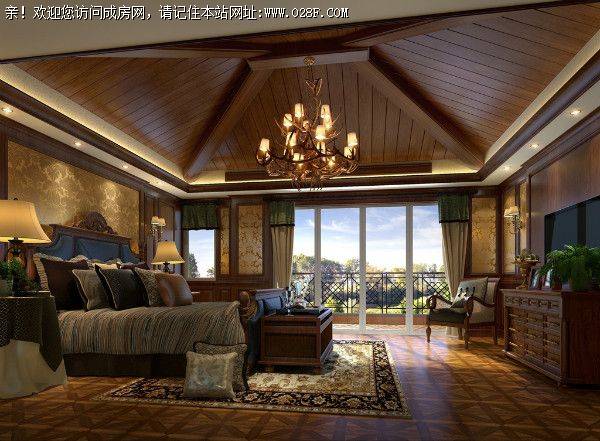 麓山国际装修案例———沉稳美式风格