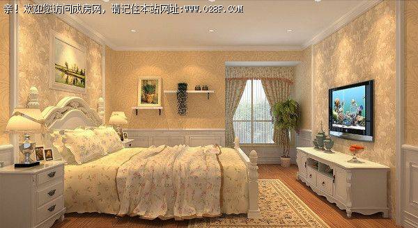 月映长滩装修案例--暖色调欧式