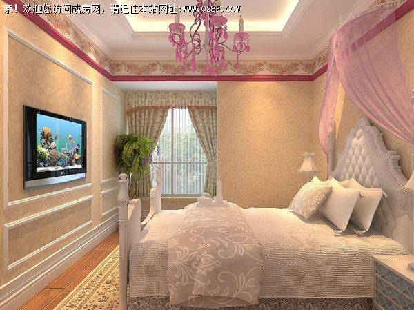 月映长滩装修案例--暖色调欧式