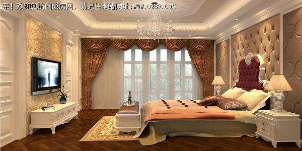 月映长滩装修案例--暖色调欧式