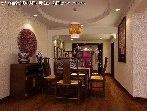 麓山国际装修案例———雅致中式风格