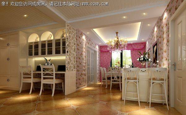 蜀郡又一城装修案例--田园风格